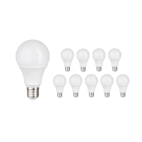 Imagem de Kit 10 Lâmpada Led Bulbo 12w 6500k Branco Frio E27 Bivolt