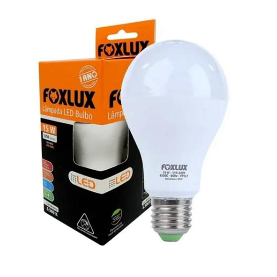 Imagem de Kit 10 Lâmpada Led Bulbo 15w 6500k  Foxlux