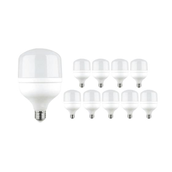 Kit 10 Lâmpada Led Bulbo 20w 6500k Branco Frio E27 Bivolt Menor preço em Kit 10 Lâmpada Led Bulbo 20w 6500k Branco Frio E27 Bivolt