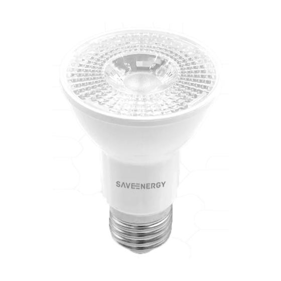 Imagem de Kit 10 Lâmpada Led Par20 4,8w Save Energy 2700k Branco Quente