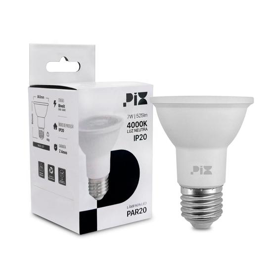 Imagem de Kit 10 Lâmpada Led Par20 7w Ip20 Luz Forte Bivolt Econômica