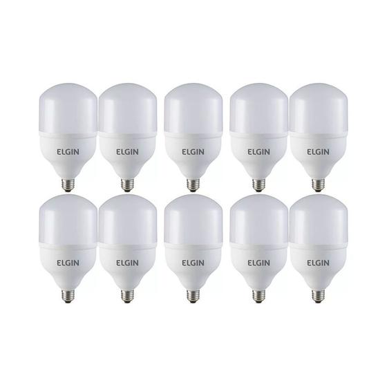 Kit 10 Lâmpadas Alta Potência Led 30w 2400 Lm Branca Elgin Menor preço em Kit 10 Lâmpadas Alta Potência Led 30w 2400 Lm Branca Elgin