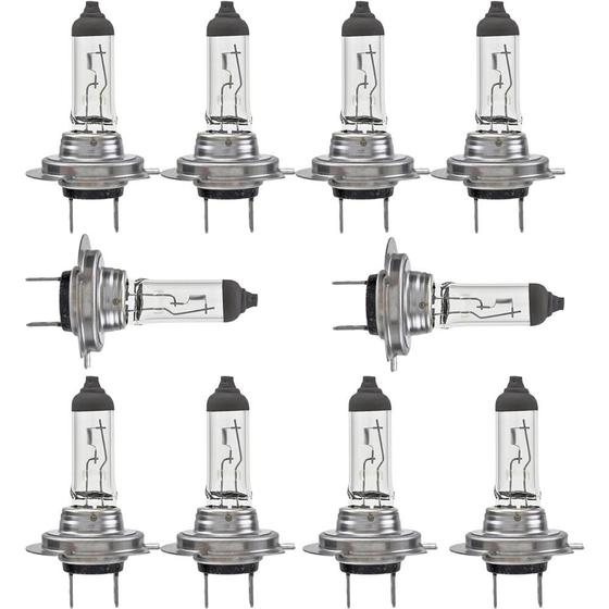 Imagem de Kit 10 Lâmpadas Halógena H7 12v Caminhão 55w Hella