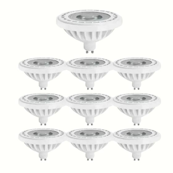 Imagem de Kit 10 Lâmpadas Led 12w Ar111 36 Gu10 Bivolt Branco Neutro