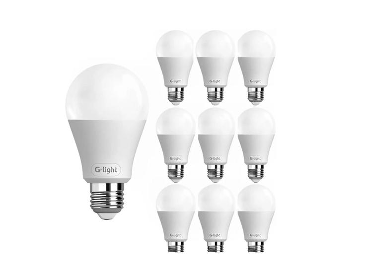 Imagem de Kit 10 Lâmpadas Led 9w 6500k Branco Frio G-light