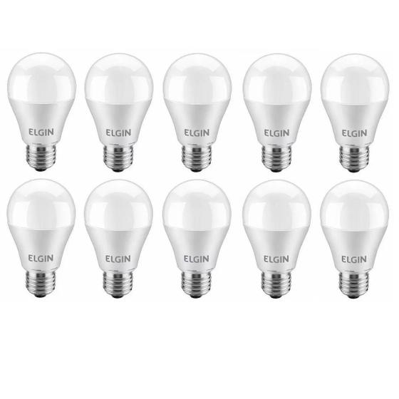 Imagem de Kit 10 Lâmpadas Led Automotiva 9w Branco Frio 12V Inmetro Elgin