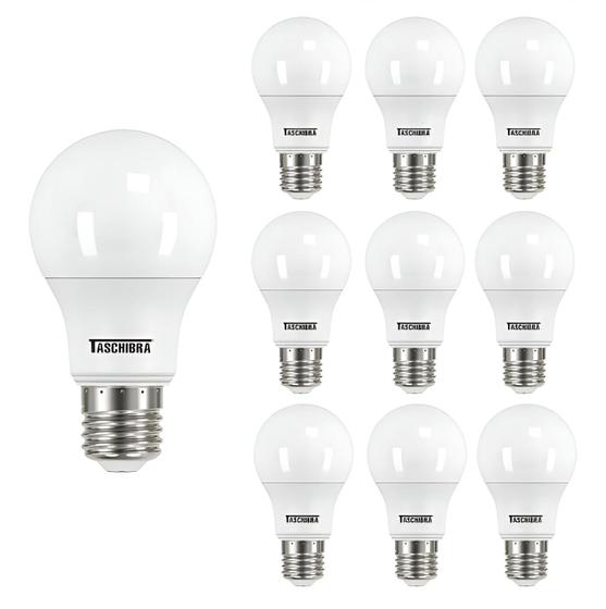 Imagem de Kit 10 Lâmpadas Led Bulbo 15w E27 Branco Frio Inmetro Taschibra