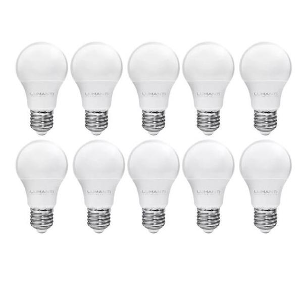 Imagem de Kit 10 Lâmpadas Led Bulbo 15w E27 Branco Quente Inmetro Lumanti