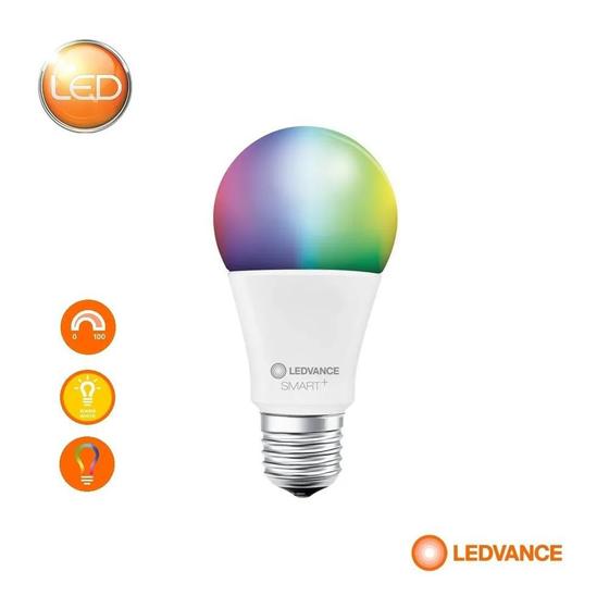 Imagem de Kit 10 Lâmpadas Led Smart Wifi Cla60 RGBW E27 Ledvance