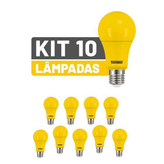 Imagem de Kit 10 Lâmpadas LED Taschibra TKL Colors 5W Autovolt 110V/220V