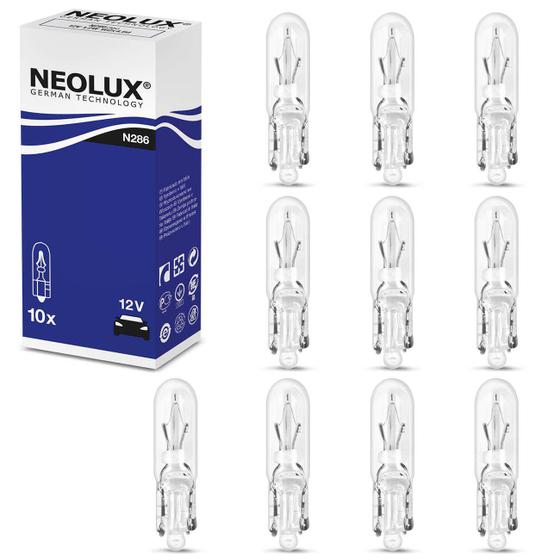 Kit 10 Lâmpadas Neolux Halógena W1,2 Standard 3200K 1,2W 12V Painel Carro Menor preço em Kit 10 Lâmpadas Neolux Halógena W1,2 Standard 3200K 1,2W 12V Painel Carro