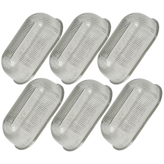 Imagem de Kit 10 Lentes Cristal Samgel Para luminaria tartaruga Oval