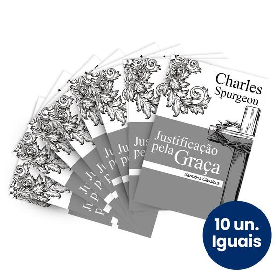 Imagem de Kit 10 Livretos Sermões Clássicos Charles Spurgeon Justificação pela Graça