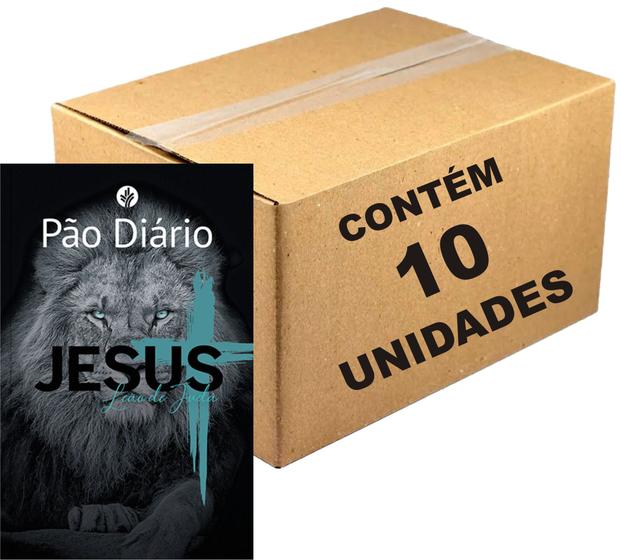 Imagem de Kit 10 Livros Pão Diário Vol. 28 - Devocional Ano 2025 Capa Leão De Judá