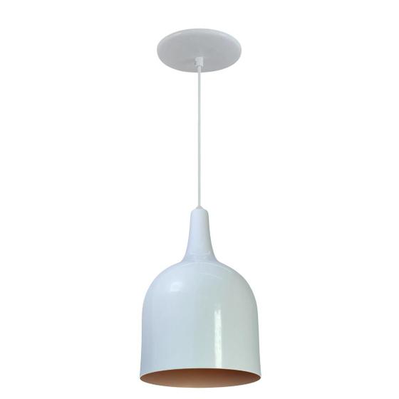 Imagem de Kit 10 Luminária Pendente Gota Com Interior Cobre Com Fiação 110/220v
