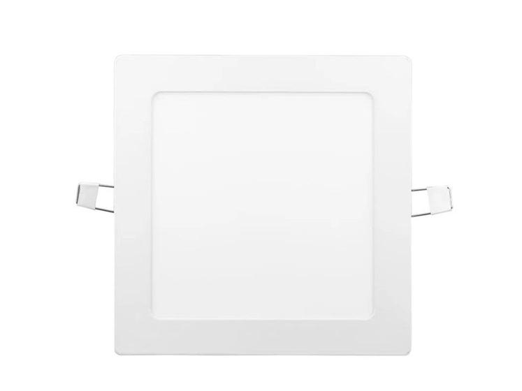 Imagem de Kit 10 Luminárias Led Slim Quadrada Embutir 12w 6500k