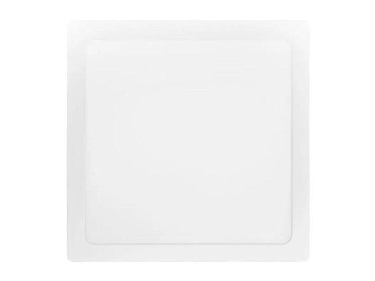 Kit 10 Luminárias Led Slim Quadrada Sobrepor 18w 6500k ECONOMAX