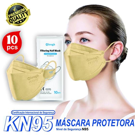 Imagem de kit 10 Máscara de Proteção Colorida ( N95 ) Kn95 - PFF2