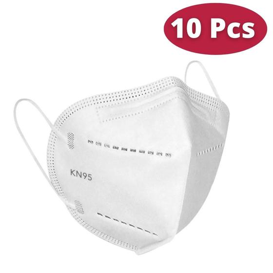 Kit 10 Máscara KN95/PFF2/N95 Proteção Hospitalar Com Clip Nasal Branca - Prospecta Deals é boa?