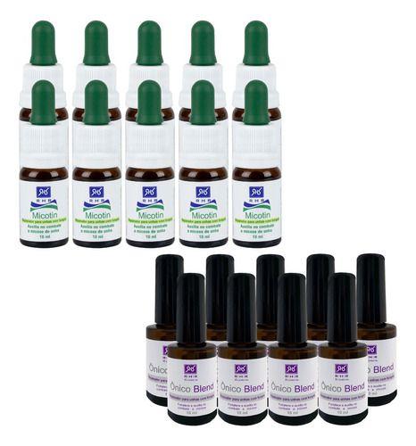 Imagem de Kit 10 Micotin 10ml + 9 Ônico Blend 10ml Pincel