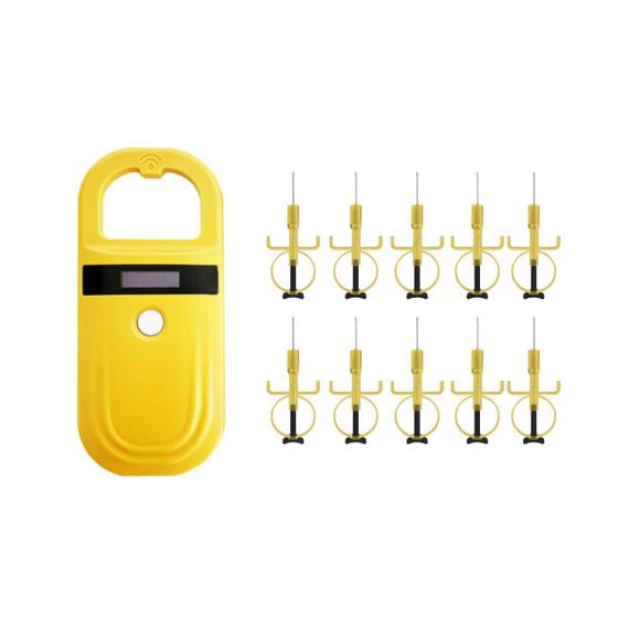 Imagem de Kit 10 Microchip 2,12/12Mm E Leitor De Microchip Animal