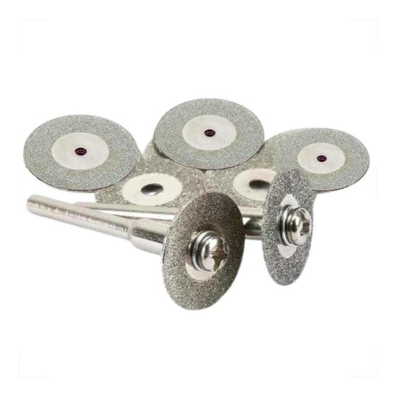 Retifica Corte Kit 10 Mini Discos Diamantado 22mm Pmicro Retifica furadeira - Charbs ...