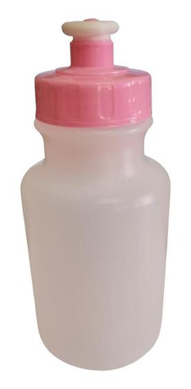 Imagem de Kit 10 Mini Garrafas Squeeze 300ml Plástico Transparente