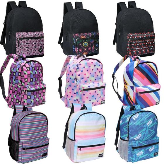 Imagem de Kit 10 Mochilas Escolares Faculdade Quantidade Revender