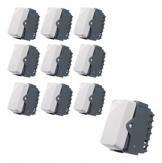 Imagem de Kit 10 Módulos Interruptor Simples B3 Margirius 19405