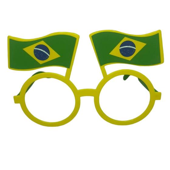 Imagem de Kit 10 Óculos Brandeira Do Brasil Copa Do Mundo