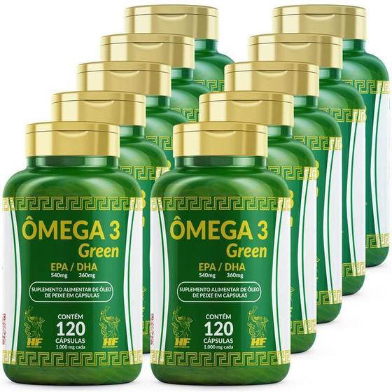 Imagem de Kit 10 Omega 3 1000Mg 120cápsulas Alto Teor Epa 540 Dha 360