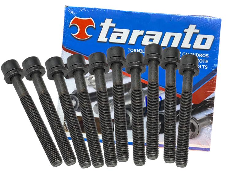 Imagem de Kit 10 Parafuso de Cabeçote Motor Ap 1.6 1.8 2.0 Até 1999 TARANTO Pampa Belina Versailles Gol Escort