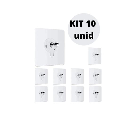 Kit 10 Parafusos Adesivo Facil Instalação Sem Furos Multiuso Menor preço em Kit 10 Parafusos Adesivo Facil Instalação Sem Furos Multiuso