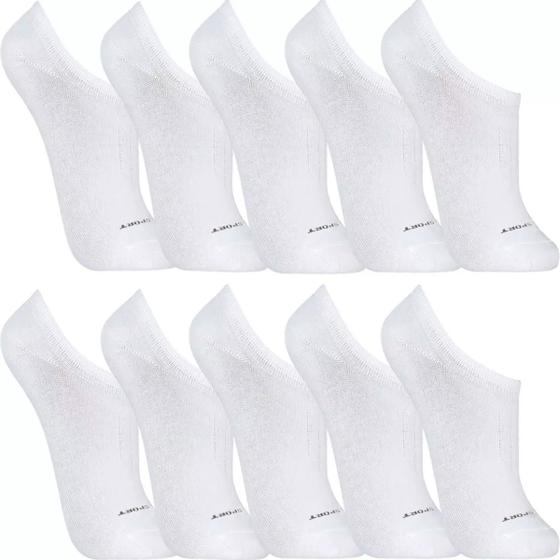 Kit 10 Pares Meias Lupo Algodão Masculina Feminina Sapatilha Cano Curto Baixo Soquete Original 3170