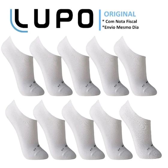 Kit 10 Pares Meias Masculina Lupo Algodão Soquete Invisível é boa?