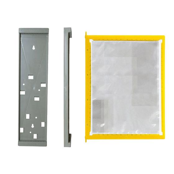 Kit 10 pastas amarelo + suporte Isoflex Menor preço em Kit 10 pastas amarelo + suporte Isoflex