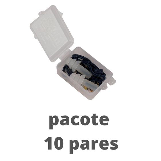 Imagem de Kit 10 Pç Protetor Plug Auricular Ouvido Silicone Maxxi Royal