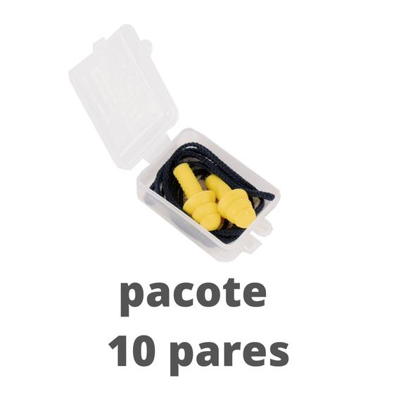 Imagem de Kit 10 Pç Protetor Plug Auricular Ouvido Silicone Maxxi Royal