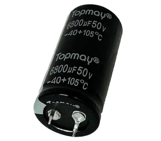 Imagem de Kit 10 pçs - capacitor eletrolitico 6800x50v - 6800uf x 50v