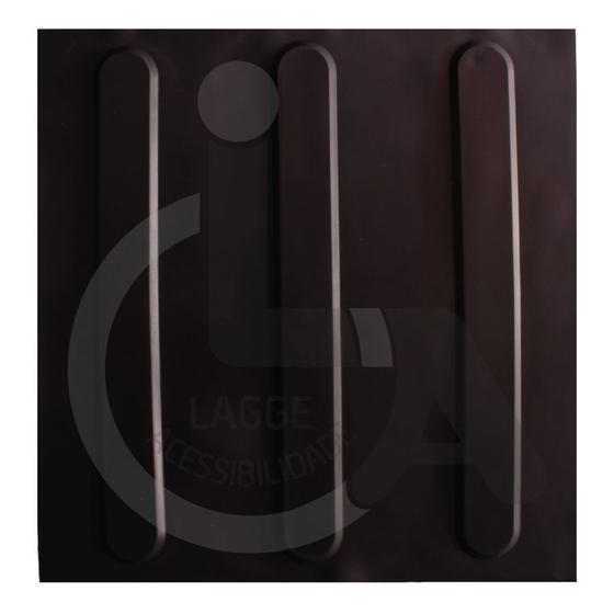 KIT 10 PÇS PISO TÁTIL PVC 25x25 ALERTA DIRECIONAL Menor preço em KIT 10 PÇS PISO TÁTIL PVC 25x25 ALERTA DIRECIONAL
