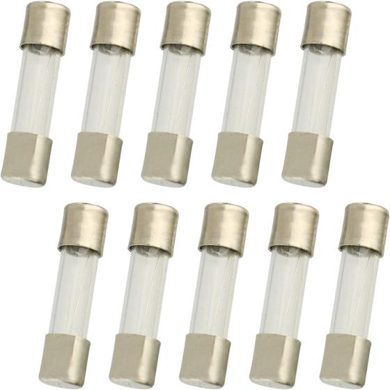Imagem de Kit 10 Peças - Fusivel de Vidro 3A 250V Pequeno 5x20 (5766) 20AG