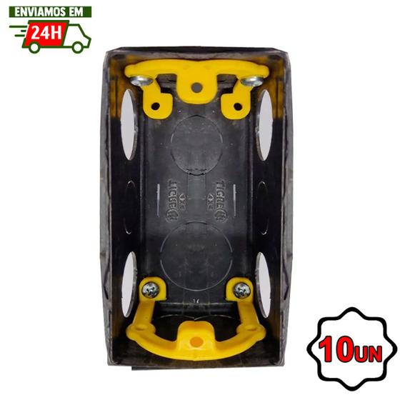 Kit 10 Peças Reparo Salva Caixa De Luz Tomadas E Interruptor Menor preço em Kit 10 Peças Reparo Salva Caixa De Luz Tomadas E Interruptor