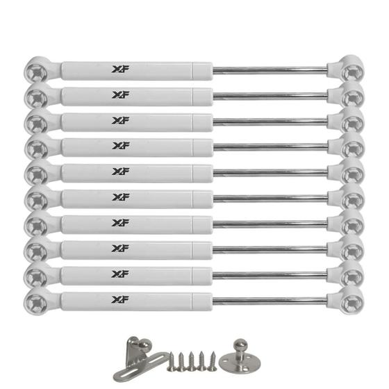 Imagem de Kit 10 Pistão A Gás 245Mm 60N 6Kg Amortecedor Porta Armário