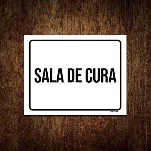 Imagem de Kit 10 Placa Sinalização - Sala De Cura