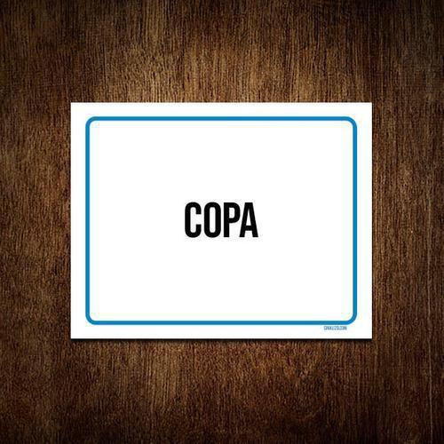 Imagem de Kit 10 Placas Ambiente Sinalização Setor Copa