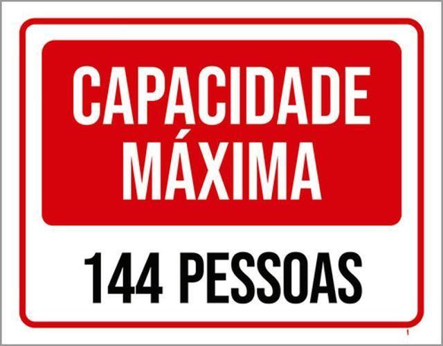 Imagem de Kit 10 Placas Capacidade Máxima 144 Pessoas