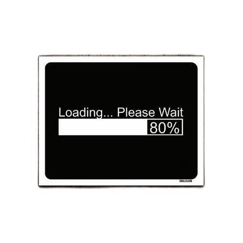Imagem de Kit 10 Placas Decorativa - Loading Please Wait