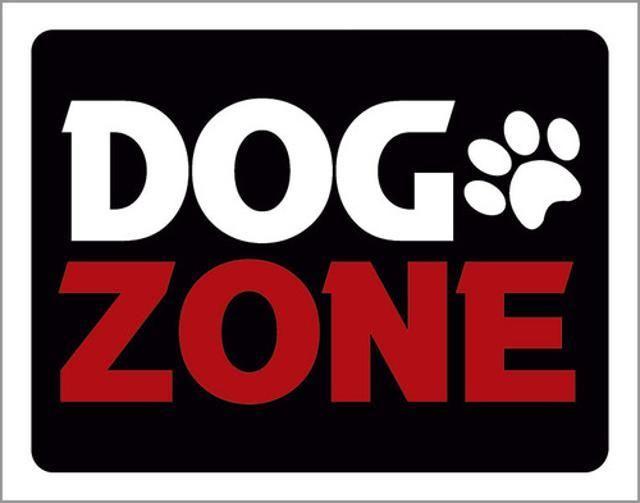 Imagem de Kit 10 Placas Dog Zone Patinha Vermelha 36X46