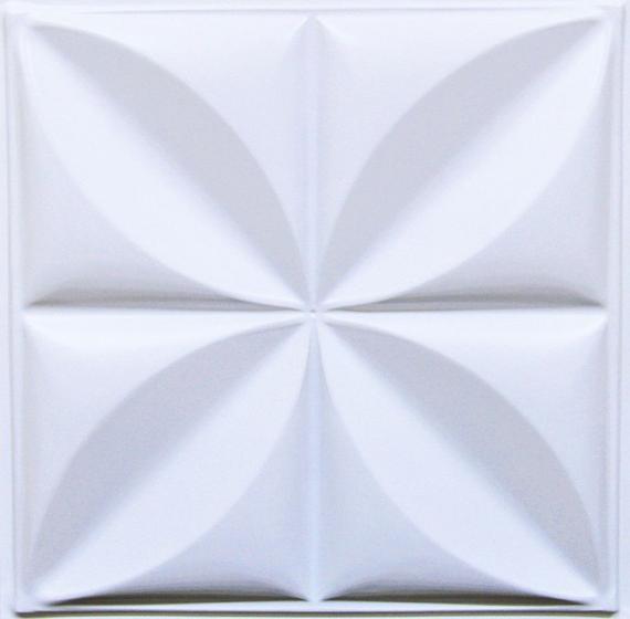 Imagem de Kit 10 Placas Floral 3D PVC Revestimento de parede Decoração