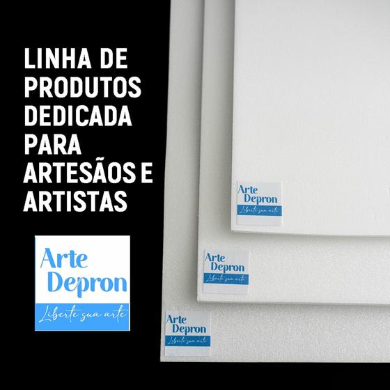 Kit 10 PLACAS FOAM BOARD + 10 PLACAS DEPRON XPS 90x60x0,5cm Arte Depron Tatame Magazine Luiza